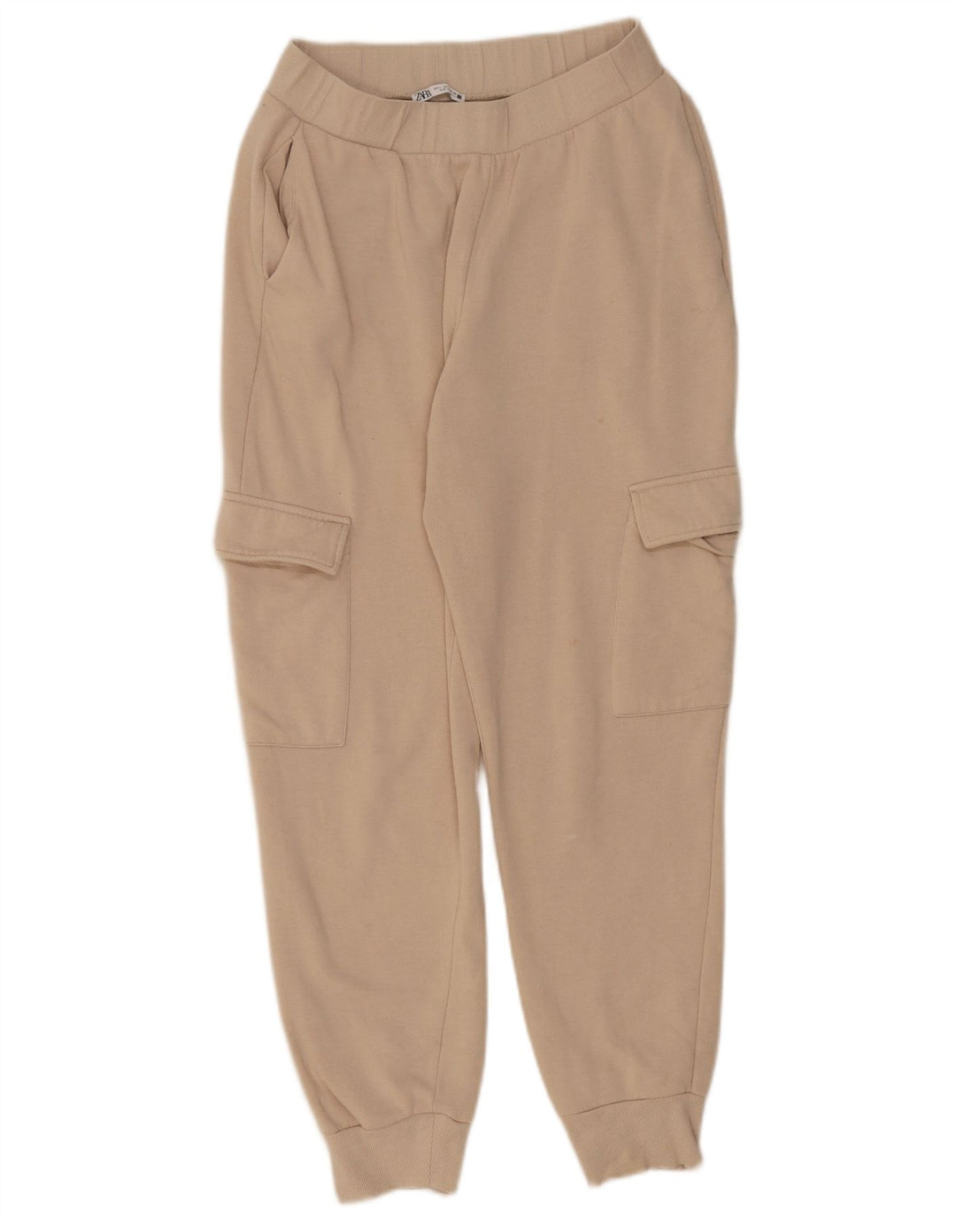 Pantaloni della tuta cargo Zara da donna, pantaloni da jogging grandi beige