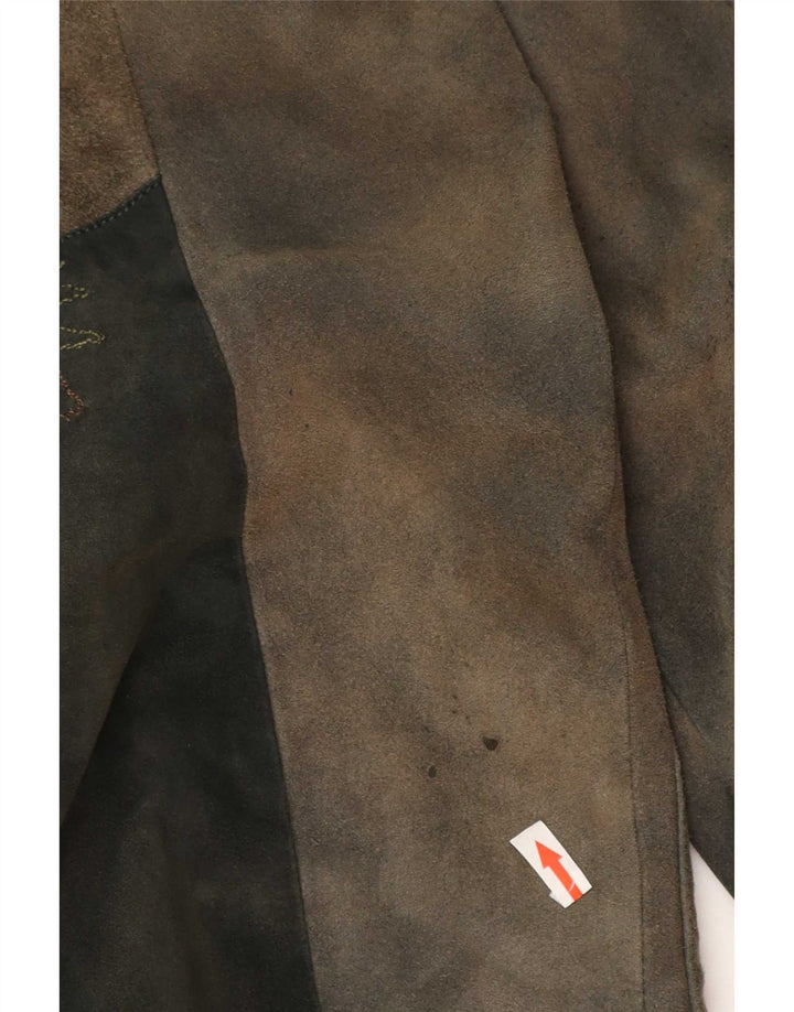 Giacca in pelle da uomo Meindl Trachten EU 50 Large Marrone