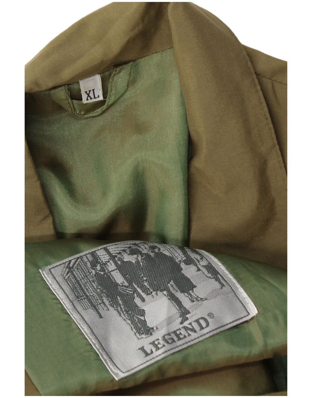 Giacca blazer da uomo a 1 bottone LEGEND UK 42 XL Cachi