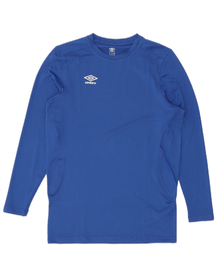 UMBRO Top da uomo manica lunga XL blu poliestere