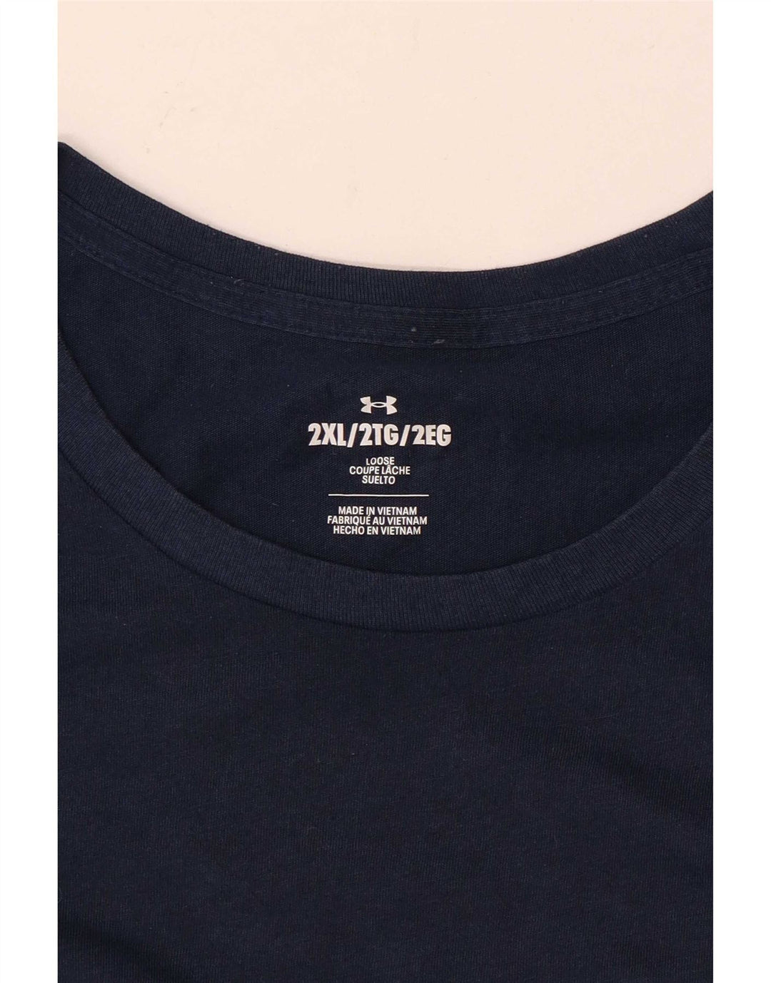 Maglietta da uomo Under Armour Top 2XL Blu Navy