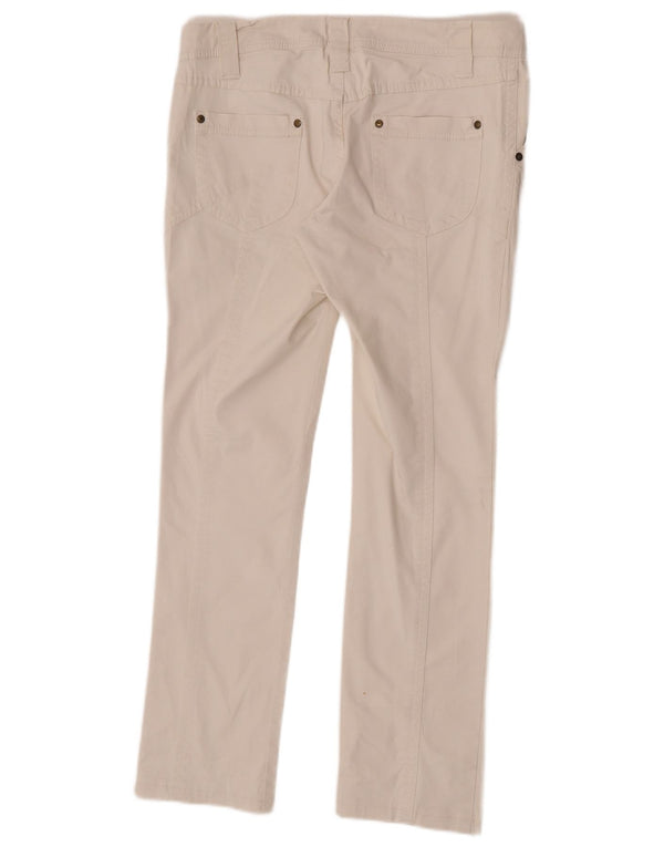 Pantaloni chino slim da donna Massimo Dutti W32 L29 bianchi