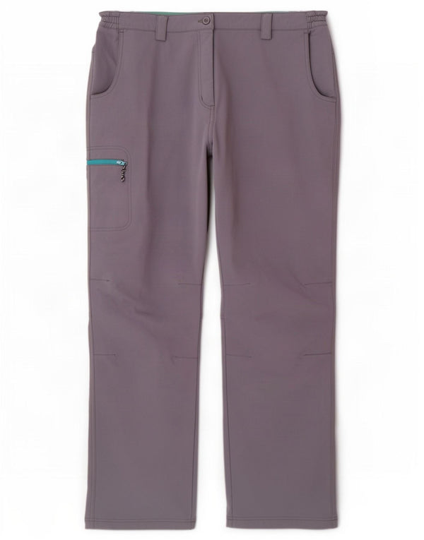 Pantaloni cargo da escursionismo da donna Mountain Warehouse UK 16 Large in nylon grigio
