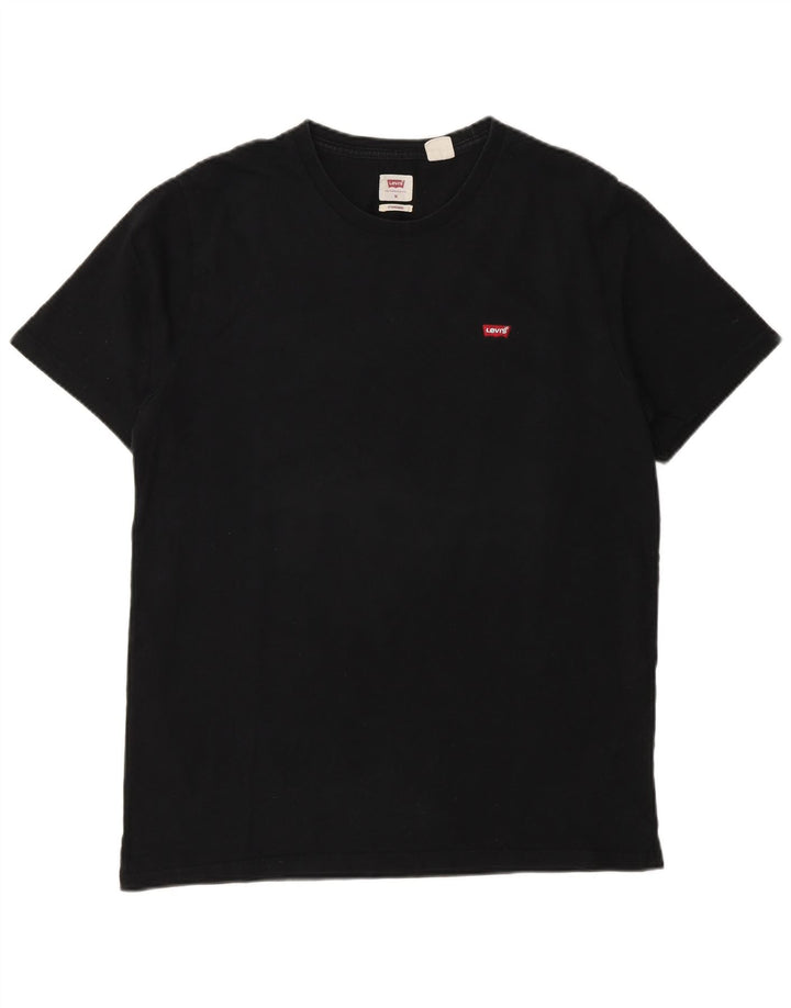 T-shirt Levi's da uomo con vestibilità standard, top in cotone nero medio