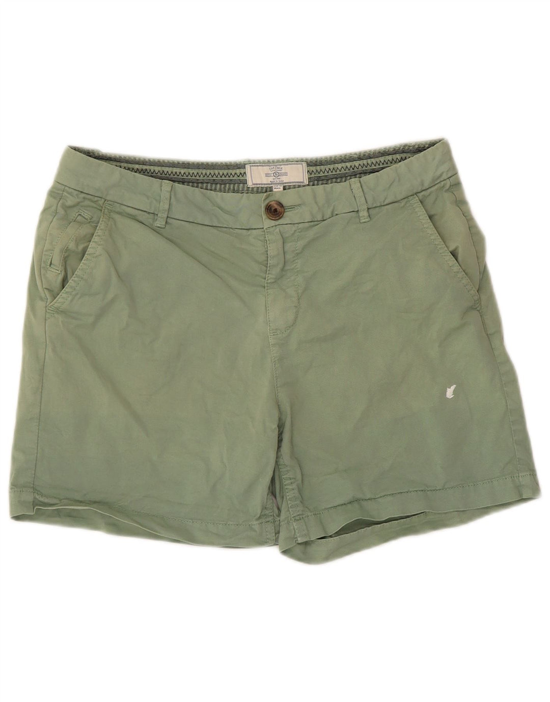 Pantaloncini chino da donna Fat Face US 6 medi W30 cotone verde