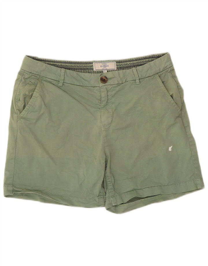 Pantaloncini chino da donna Fat Face US 6 medi W30 cotone verde