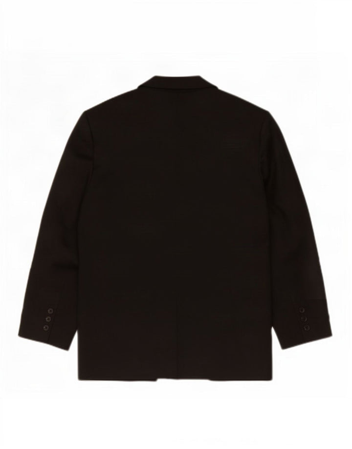 Giacca blazer oversize da donna a 3 bottoni Topshop UK 10 piccola in poliestere nero
