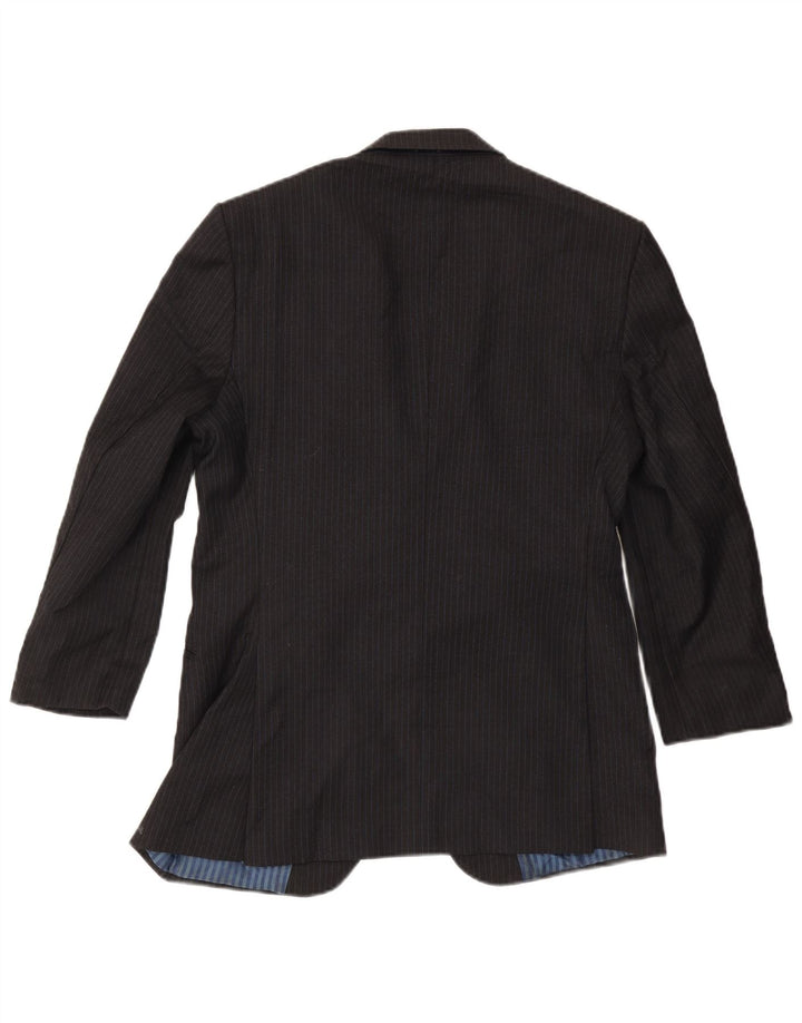 Giacca blazer a 2 bottoni da uomo Marks & Spencer UK 38 gessato grigio medio
