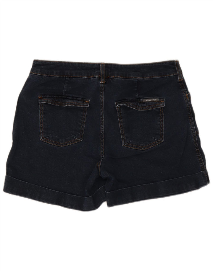 Pantaloncini di jeans da donna White Stuff UK 12 medi W30 cotone blu navy