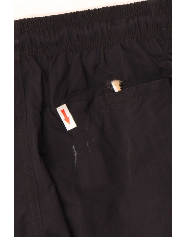 Pantaloncini da bagno grafici da uomo Hugo Boss medio nero in poliammide