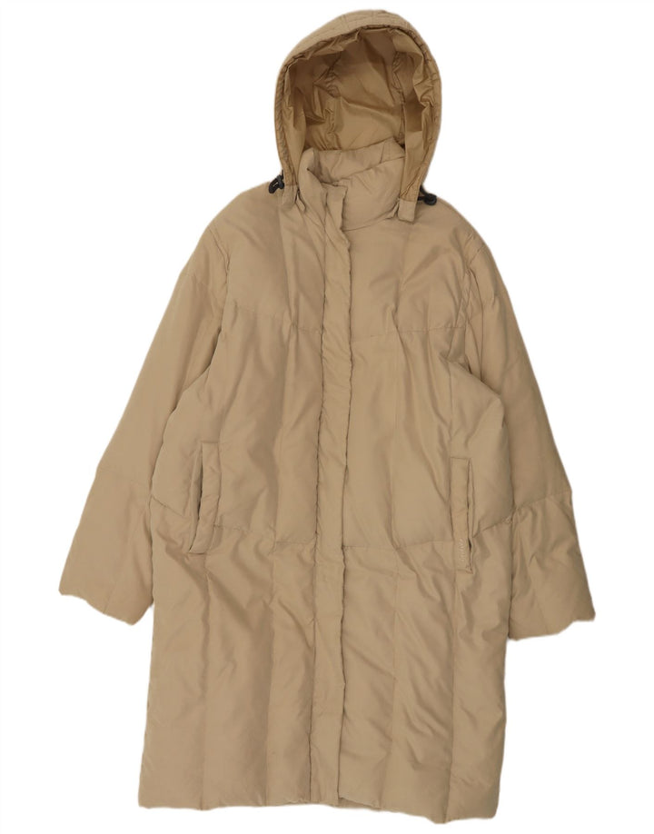 Cappotto imbottito oversize con cappuccio da donna Invicta UK 18 XL Poliestere beige