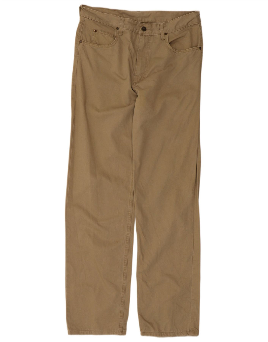 Pantaloni casual da uomo Lee W34 L32 in cotone beige