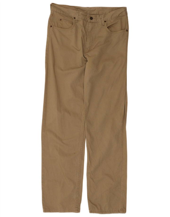 Pantaloni casual da uomo Lee W34 L32 in cotone beige