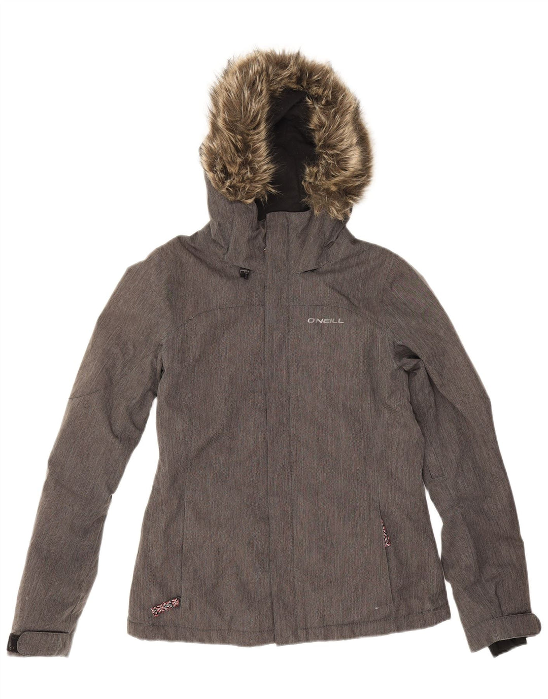Giacca a vento con cappuccio da uomo O'Neill UK 10 Small Poliestere grigio