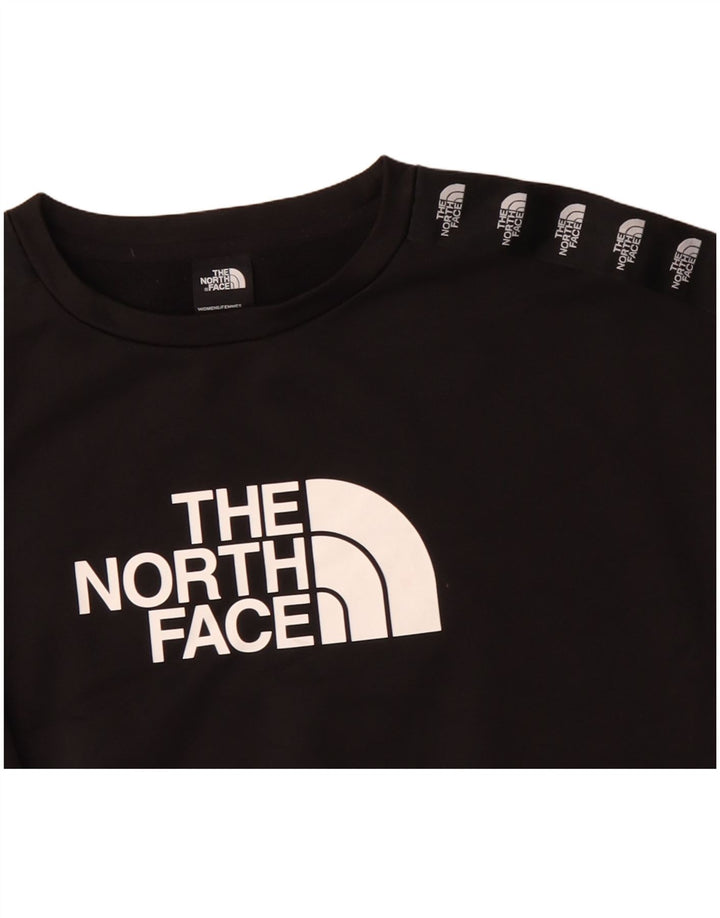 Felpa grafica da donna The North Face Jumper UK 14 Medium Nero