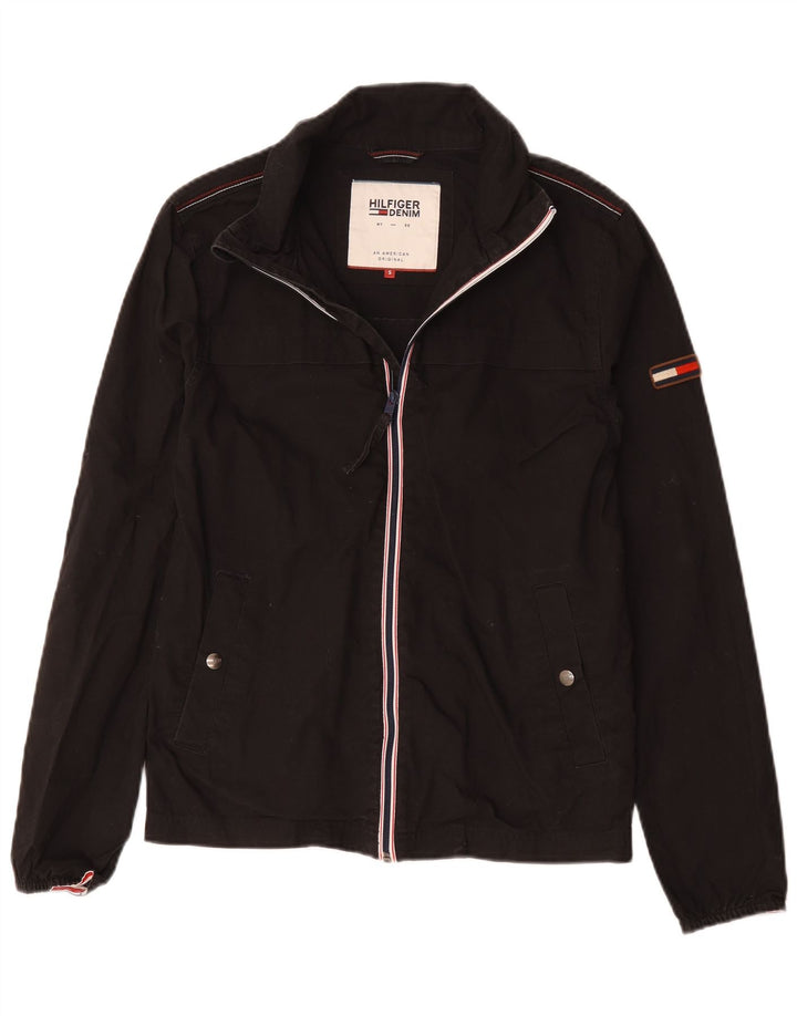 Giubbotto bomber da uomo Tommy Hilfiger UK 36 piccolo cotone nero