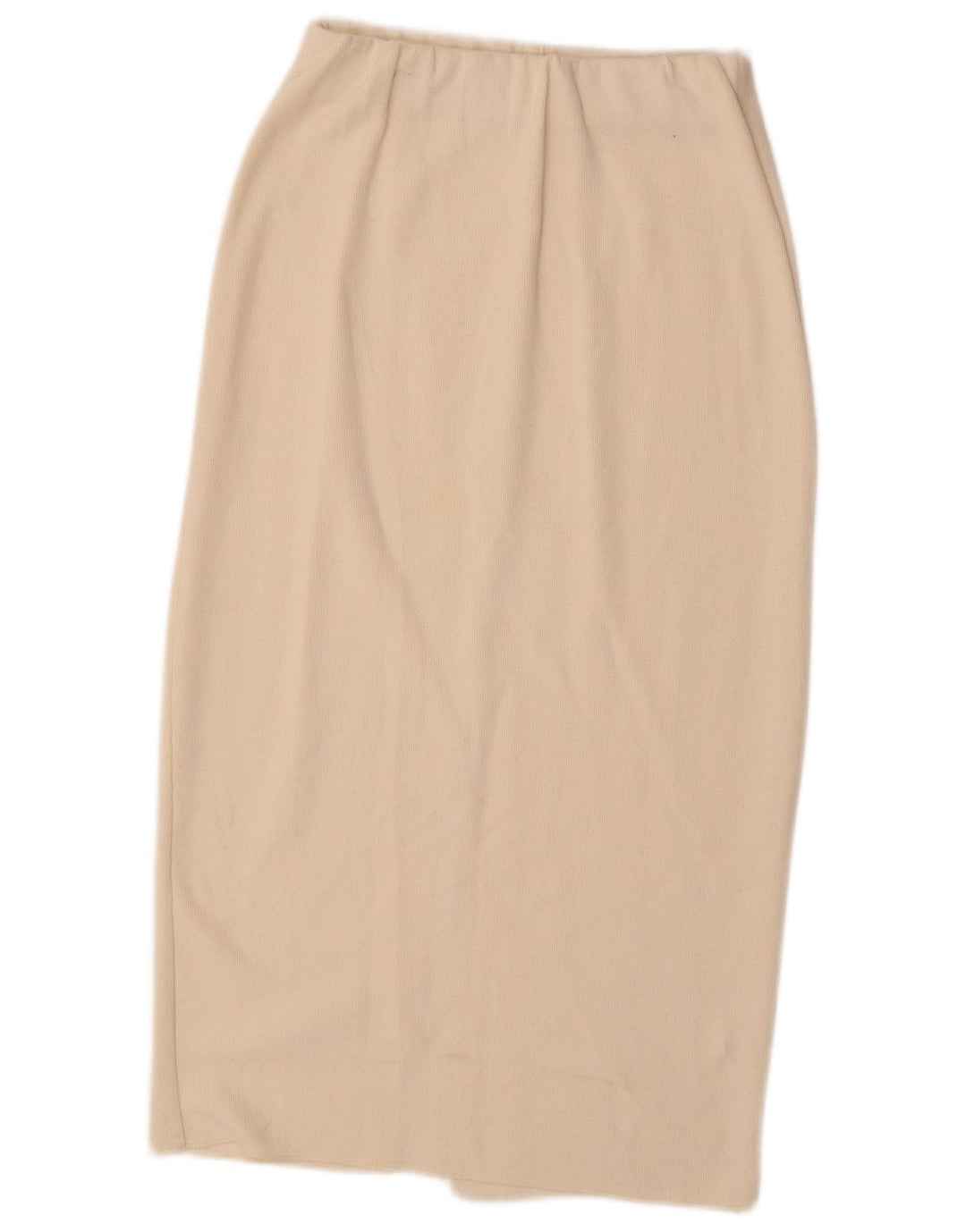 Gonna longuette in maglia da donna Zara piccola W27 bianco sporco