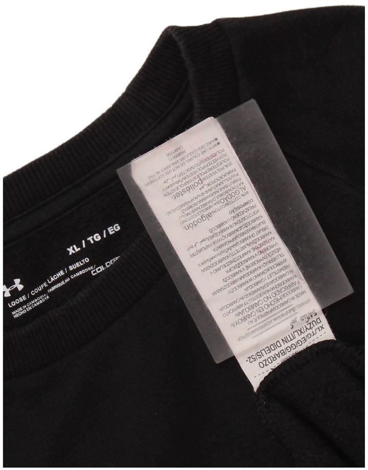 Felpa da uomo UNDER ARMOUR Cold Gear Jumper XL in cotone nero
