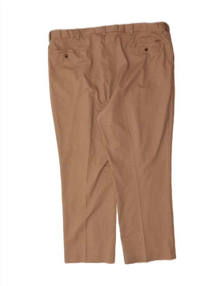 IZOD Mens Pegged Chino Trousers W46 L32 Beige Cotton Vintage Izod and Second-Hand Izod from Messina Hembry 