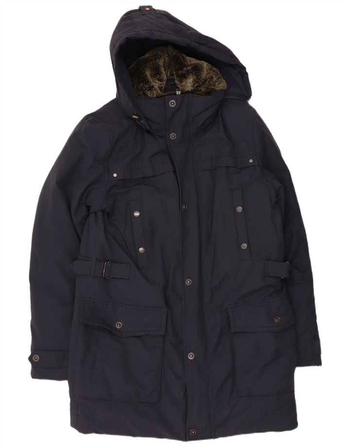 Giacca a vento con cappuccio da uomo Canadiens IT 52 XL Blu Navy