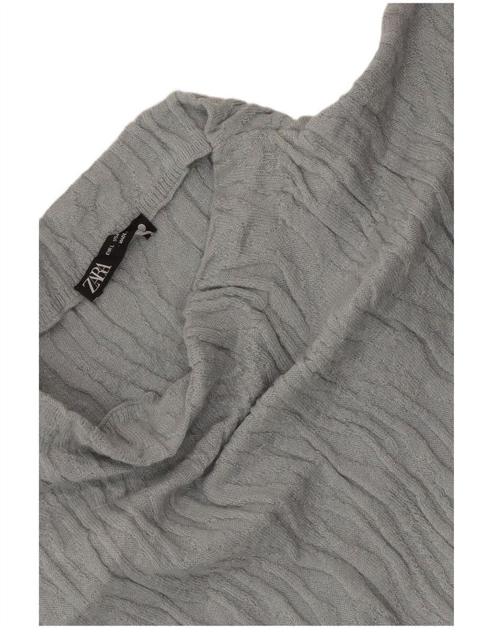 Camicetta da donna Zara Top UK 14 grande blu