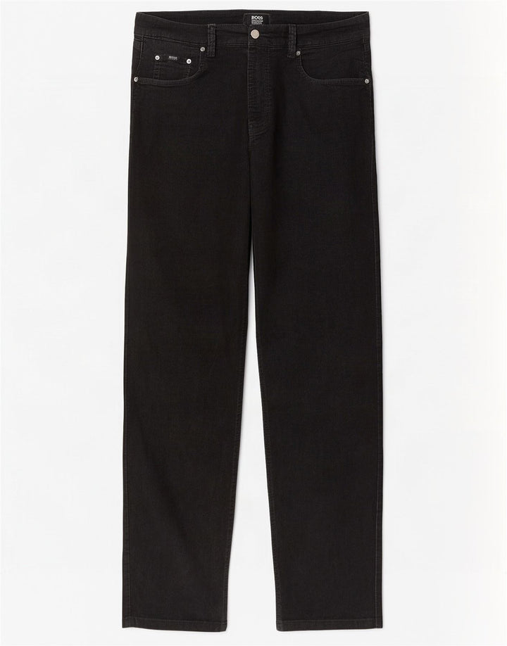 Pantaloni casual dritti da uomo Hugo Boss W32 L30 neri
