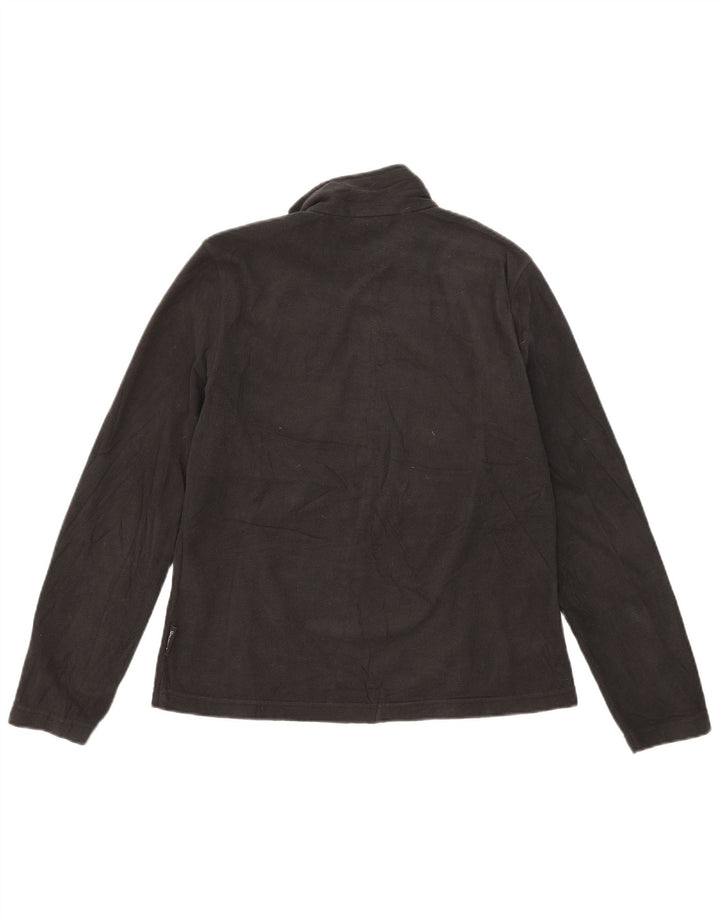 Giacca in pile da donna Jack Wolfskin UK 14/16 grande poliestere nero