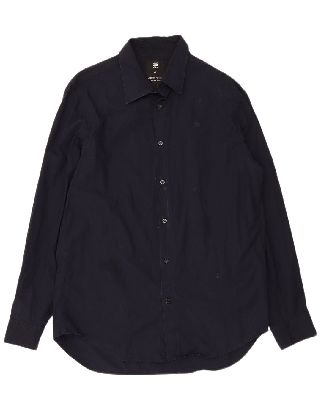 Camicia da uomo G-Star XL in cotone blu navy