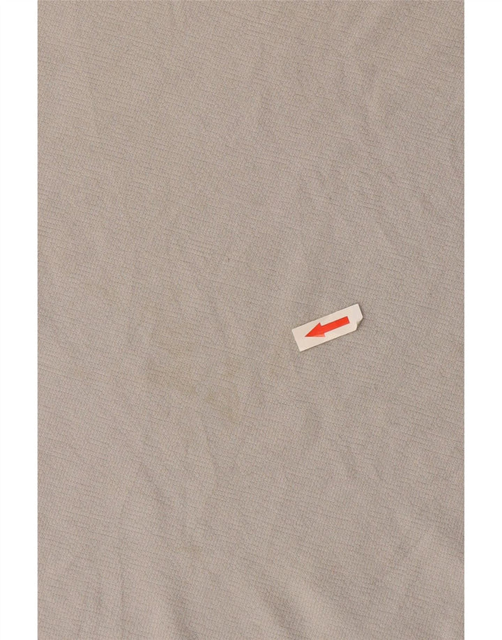 T-shirt Zara da uomo Top in cotone grigio medio