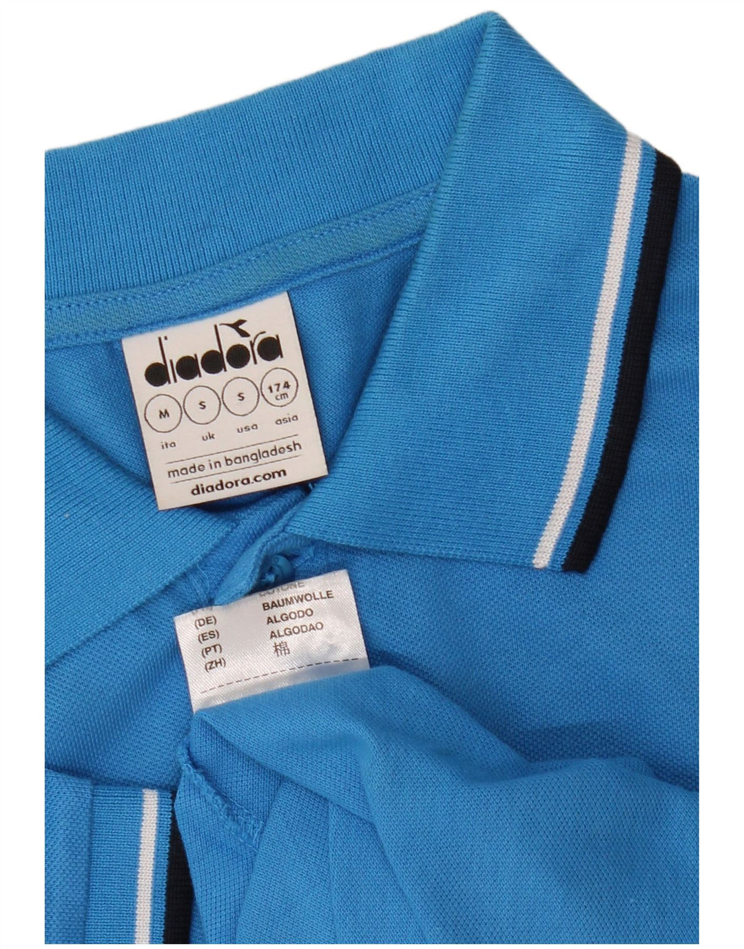Polo Uomo DIADORA Small Blu Cotone