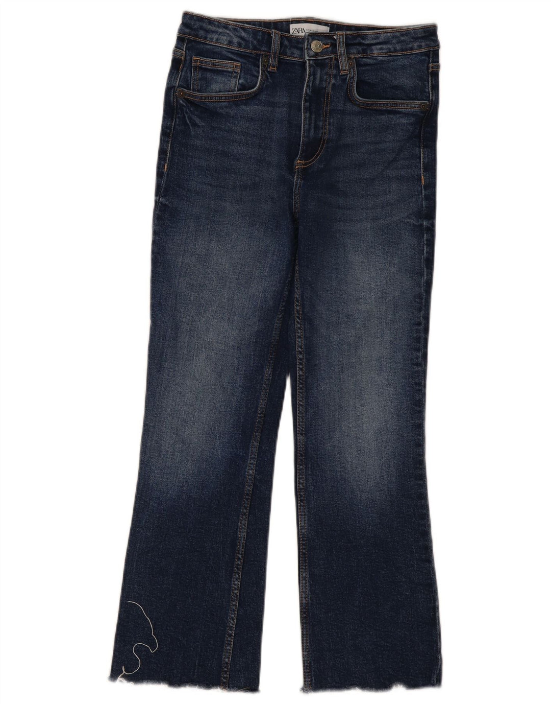 Jeans Bootcut da donna Zara EU 36 XS W26 L25 Blu navy