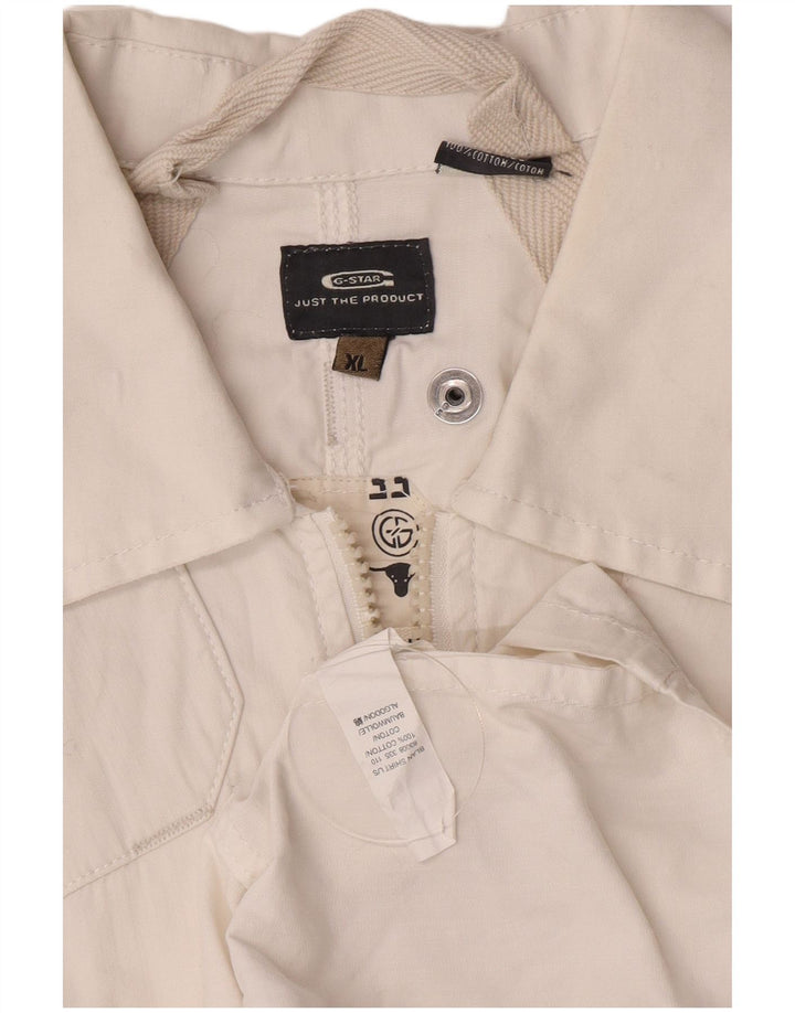 Giacca militare da donna G-Star UK 18 XL Cotone bianco