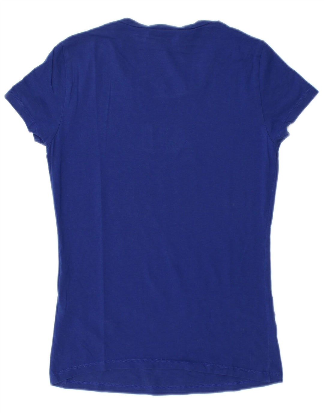 T-shirt grafica da donna Armani Jeans Top EU 38 cotone blu medio