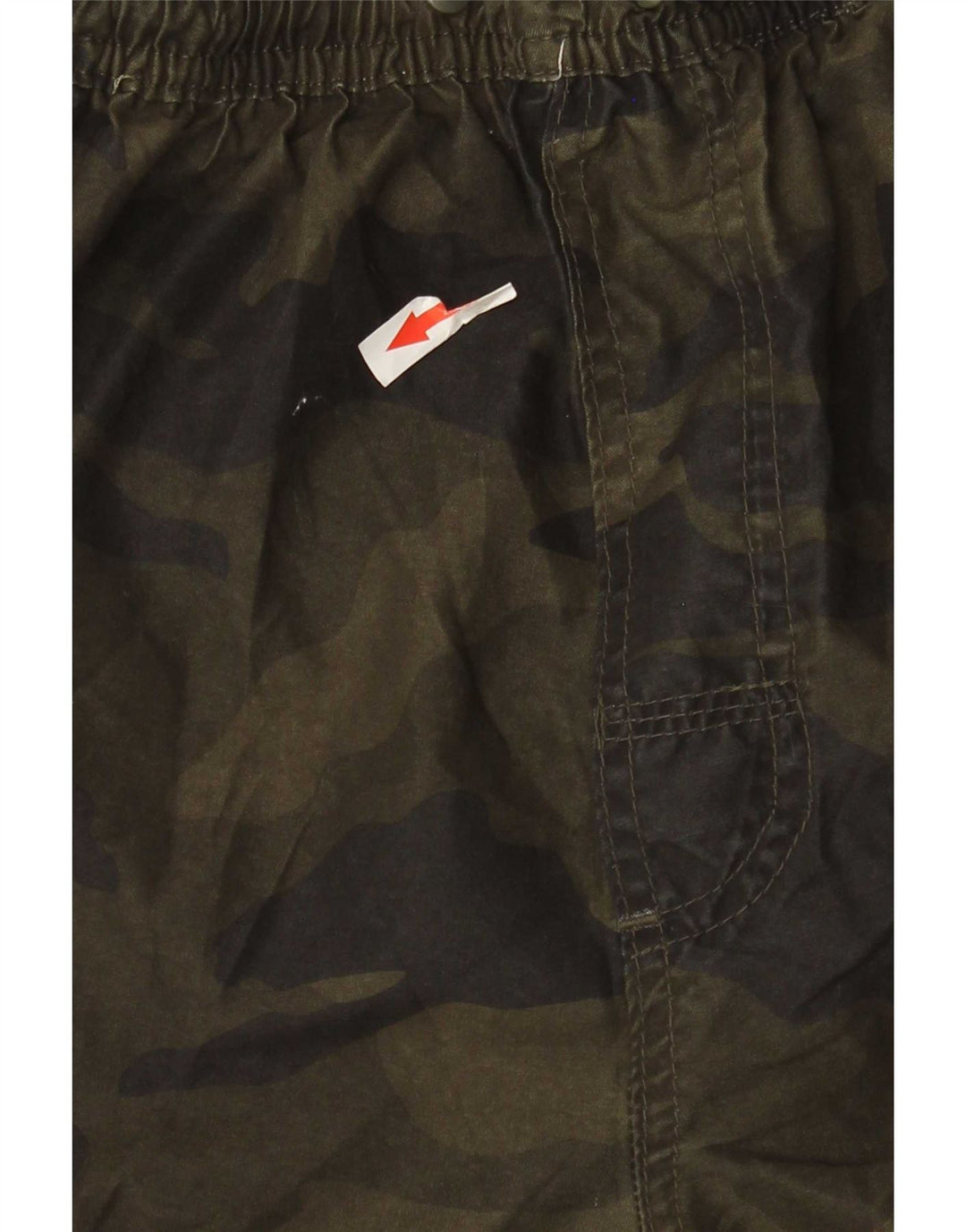 Pantaloncini da bagno da uomo French Connection piccoli in poliestere mimetico verde