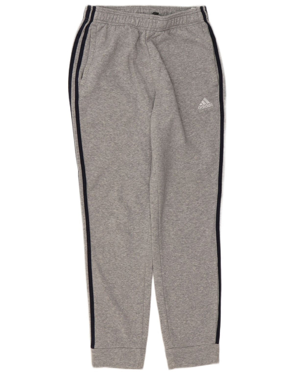 Pantaloni da tuta da uomo Adidas Joggers piccoli in cotone chiazzato grigio