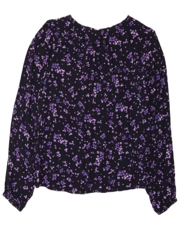 Top camicetta da donna C&A EU 38 Viscosa floreale viola medio