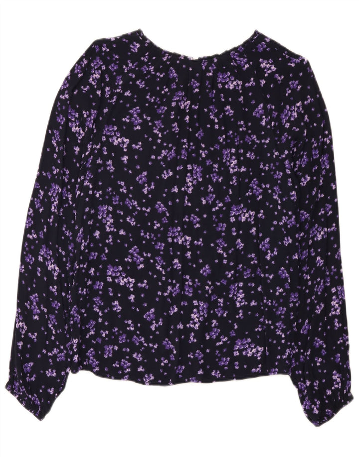 Top camicetta da donna C&A EU 38 Viscosa floreale viola medio