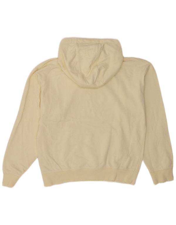 Nike Mens Loose Fit Hoodie Jumper Small Yellow Cotton