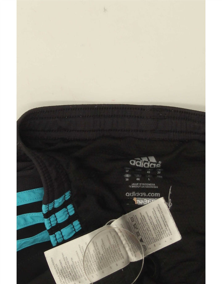 Pantaloncini sportivi Adidas Clima 365 da donna UK 12 medio poliestere nero
