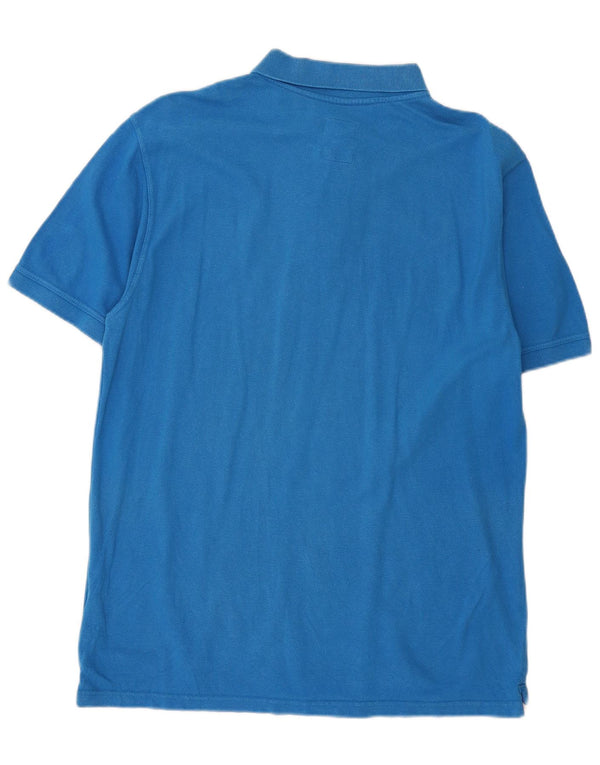 Crew Clothing Polo da uomo grande in cotone blu