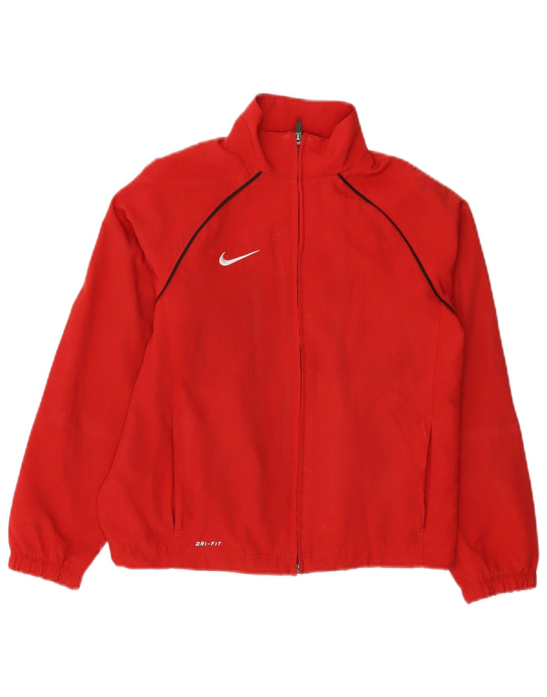 Giacca da tuta NIKE da ragazzo Dri Fit 8-9 anni piccola rossa in poliestere