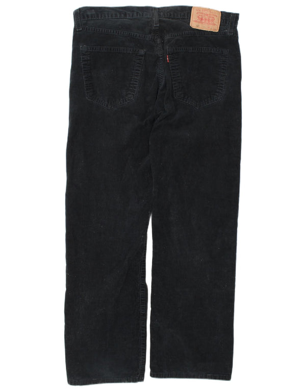 Pantaloni dritti in velluto a coste Levi's 511 da uomo W36 L30 in cotone blu navy