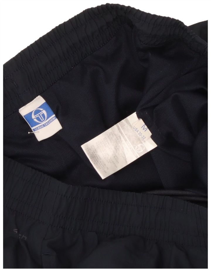 Pantaloni da tuta da uomo Sergio Tacchini medio poliestere blu navy