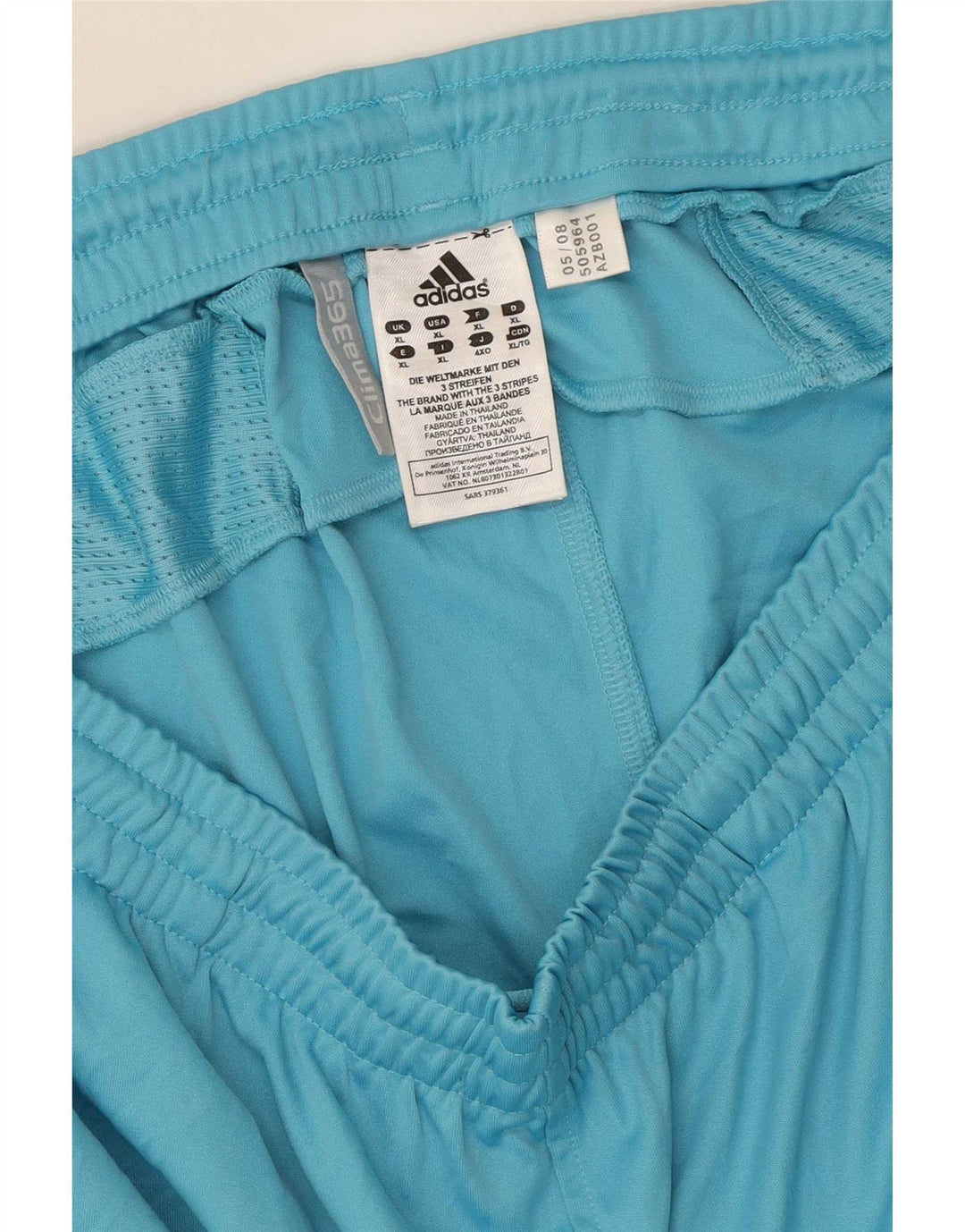 Pantaloncini sportivi Adidas Climacool da uomo XL blu poliestere color block