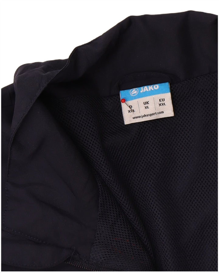 Giacca da ginnastica da uomo Jako XL XL in poliestere color block blu navy