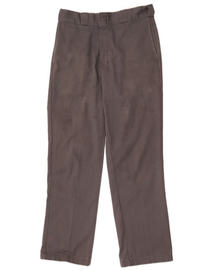 Pantaloni chino dritti da uomo Dickies W32 L32 poliestere grigio