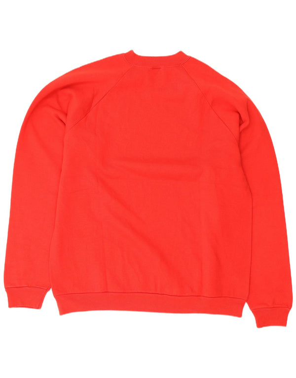 Felpa grafica da uomo Fruit Of The Loom Maglione XL Cotone rosso