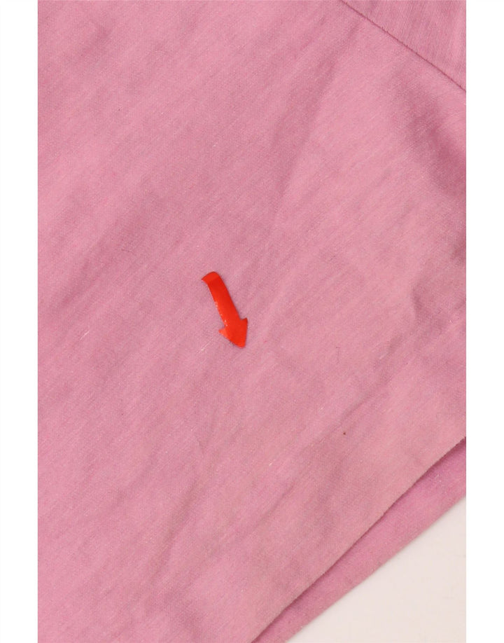 Pantaloni caldi a vita alta da donna Zara medi W28 cotone rosa