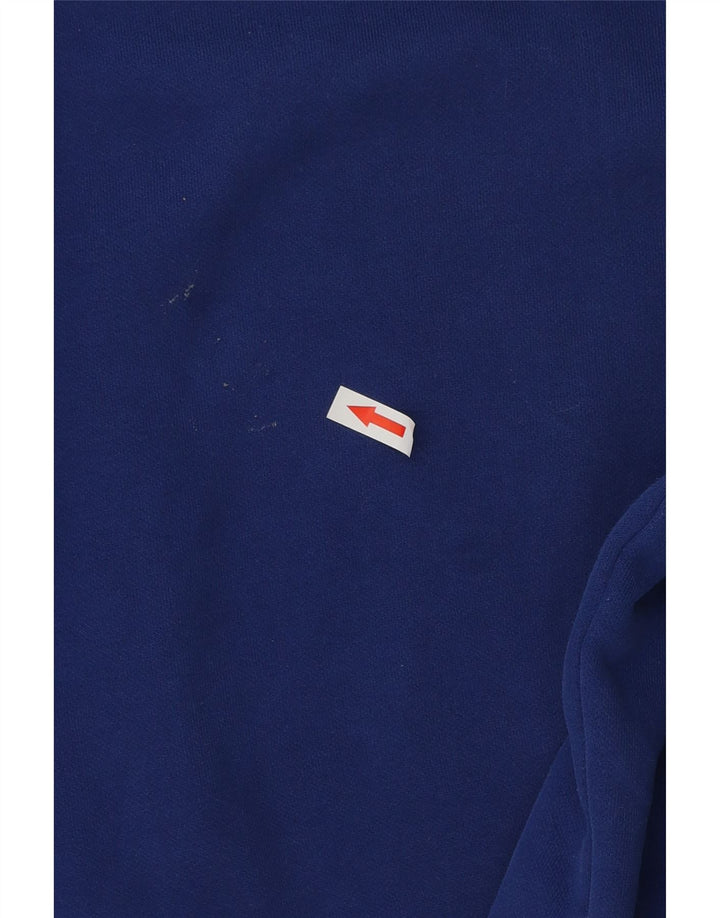 Felpa grafica da uomo Puma Jumper 2XL Blu Colourblock in cotone
