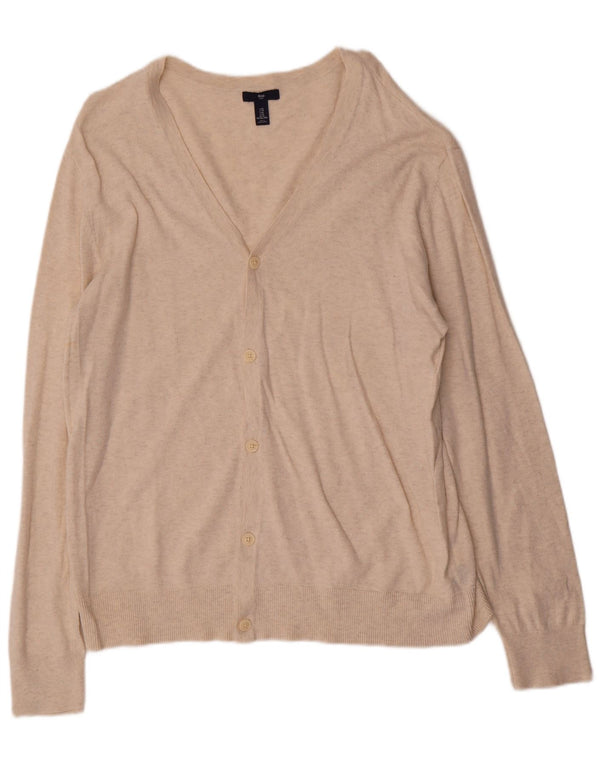 Maglione cardigan da donna Gap UK 18 XL Cotone beige